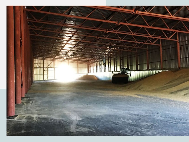 Строительство зернохранилищ в Таре