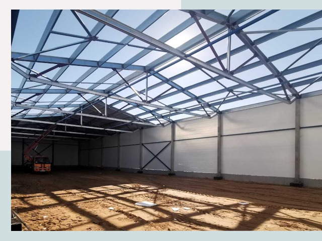 Строительство сенохранилищ в Таре