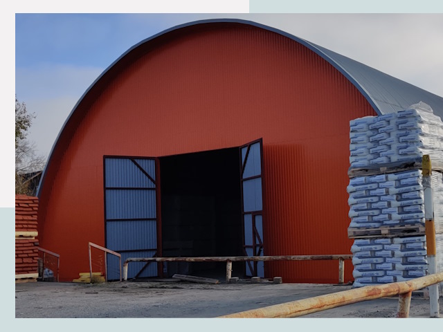 Полукруглые ангары по цене от 617 руб. в Тара