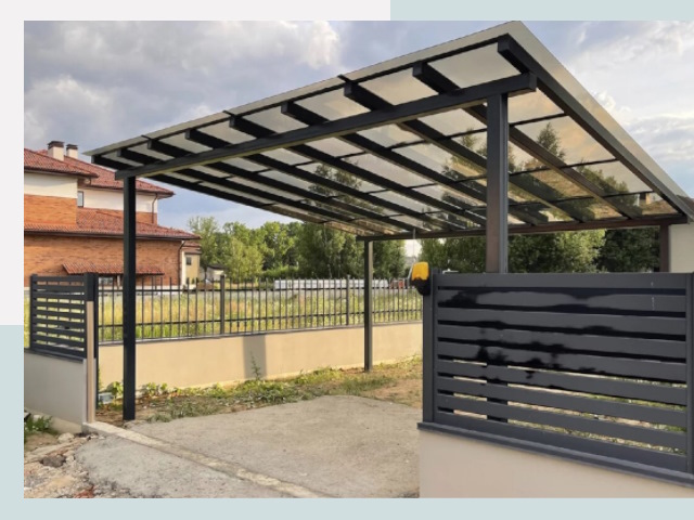 Металлические навесы в Тара от 617 руб. за м²