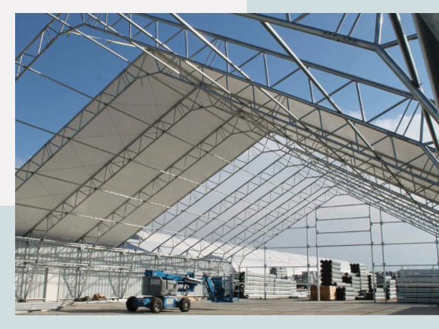 Каркасно-тентовые сооружения от СтальСтрой-Тар по цене 617 руб.