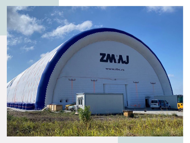 Брендирование ангаров в Таре