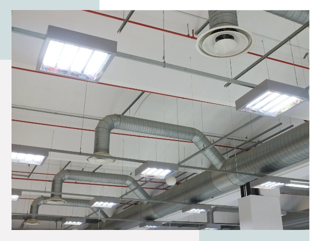 Вентиляция ангаров в Таре