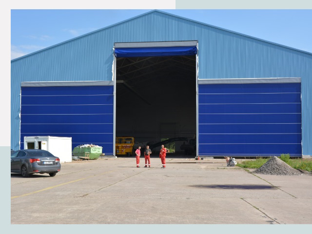 Ангарные ворота в Тара от СтальСтрой-Тар по цене 617 руб.