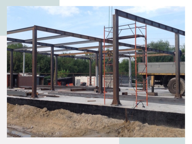 Фундамент для ангаров в Таре