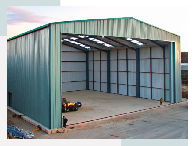 Строительство ангаров в Таре